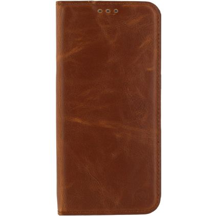 Mobilize Premium Gelly iPhone XS Hülle Klapphülle - Braun