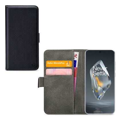 Mobilize Classic Gelly Wallet OnePlus 12R Hülle Klapphülle Geldbörse - Schwarz