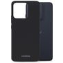 Mobilize Rubber Gelly Motorola Moto G56 Hülle Flexibles TPU Backcover - Schwarz