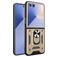 Mobigear Armor Ring Samsung Galaxy Z Flip 7 Hülle Hardcase Backcover Stoßfest mit Ringhalter - Gold