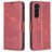 Mobigear Excellent Samsung Galaxy S25 Plus Hülle Klapphülle Geldbörse - Rot
