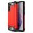 Mobigear Outdoor Samsung Galaxy S21 FE Hülle Hardcase Backcover Stoßfest - Rot