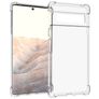 Mobigear Cushion Durchsichtig Google Pixel 6 Pro Hülle Flexibles TPU Backcover Stoßfest - Transparent