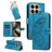 Mobigear Butterfly Xiaomi 15T Pro Klapphülle Portemonnaie - Blau