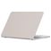 Mobigear Cream Matte MacBook Air 13 Zoll (2022-2026) Hardcase Hülle MacBook Case - Grau - Model A2681 / A3113 / A3240 / A3449