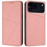 Mobigear Frosted Flip iPhone 17 Pro Max Hülle Klapphülle Geldbörse - Pink