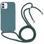 Mobigear Lanyard iPhone 16 Silikon Handykette - Grün