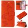 Mobigear Butterfly iPhone 17e Hülle Klapphülle Geldbörse - Orange