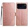 Mobigear Mandala iPhone 18 Pro Max Klapphülle Portemonnaie - Roségold