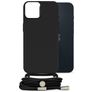 Mobilize Lanyard Gelly iPhone 14 Flexibles TPU Handykette - Schwarz