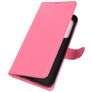 Mobigear Classic HTC Desire 20 Pro Hülle Klapphülle Geldbörse - Magenta
