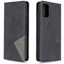 Mobigear Rhombus Slim Samsung Galaxy A41 Hülle Klapphülle - Schwarz