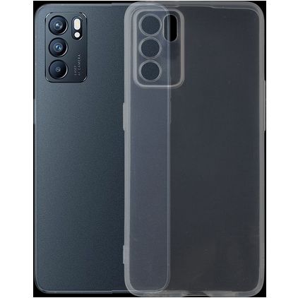 Mobigear Ultra Thin Durchsichtig OPPO Reno 6 5G Hülle Flexibles TPU Extra Dünn Backcover - Transparent