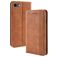 Mobigear Sensation iPhone SE (2022) Klapphülle Portemonnaie - Cognac