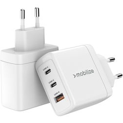 Mobilize Triple USB / USB-C Ladegerät Power Delivery 65W - Weiß