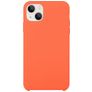 Mobigear Rubber Touch iPhone 15 Silikon Hülle Backcover - Orange