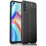 Mobigear Luxury OPPO Reno 4 Hülle Flexibles TPU Backcover - Schwarz