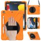 Mobigear SureGrip XGuard iPad 8 (2020) Stoßfeste Hardcase Hülle + Stifthalter + Schulterträger + Ständer - Orange