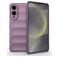 Mobigear Bumpy Samsung Galaxy S25 Edge Hülle Flexibles TPU Backcover - Lila