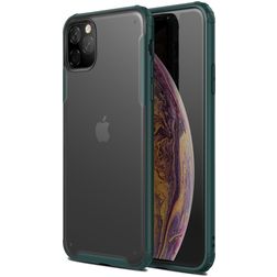 Mobigear Shockproof iPhone 11 Pro Max Hülle Hardcase Backcover Stoßfest - Grün