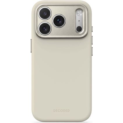 Decoded AntiMicrobial iPhone 18 Pro Max Silikon MagSafe Hülle Backcover - Pebble Grey