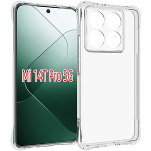 Mobigear Basics Durchsichtig Xiaomi 14T Pro Hülle Flexibles TPU Backcover - Transparent