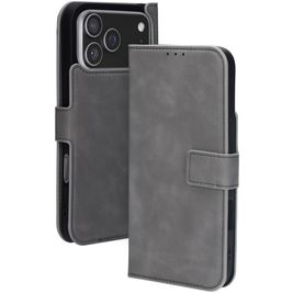 Mobiparts Classic Wallet iPhone 17 Pro Max MagSafe Hülle Klapphülle - Granite Grey