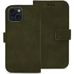 My Style Flex Wallet iPhone 15 Hülle Klapphülle Geldbörse - Forest Green