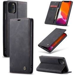 CaseMe 013 iPhone 11 Pro Klapphülle Portemonnaie - Schwarz