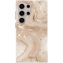 MIO Samsung Galaxy S24 Ultra MagSafe Hülle Hardcase Backcover - Gold Marble
