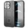 Mobigear Rugged Shield iPhone 13 Pro Max Hülle Flexibles TPU Backcover Stoßfest - Schwarz