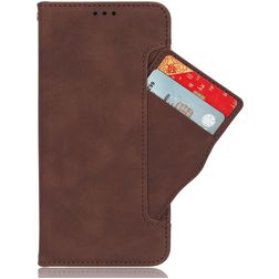 Mobigear Slide Wallet OPPO Find X9 Pro Hülle Klapphülle Geldbörse - Braun