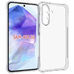 Mobigear Cushion Durchsichtig Samsung Galaxy A56 Hülle Flexibles TPU Backcover - Transparent