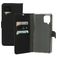 Mobiparts Saffiano Wallet Samsung Galaxy A42 Hülle Klapphülle Geldbörse - Schwarz