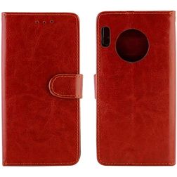 Mobigear Wallet Huawei Mate 30 Pro Hülle Klapphülle Geldbörse - Braun