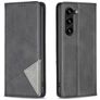 Mobigear Rhombus Slim Samsung Galaxy S23 Plus Hülle Klapphülle - Schwarz
