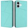 Mobigear Frosted Flip iPhone 17 Hülle Klapphülle Geldbörse - Blau