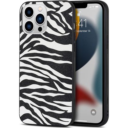 Mobigear Safari iPhone 14 Plus Hülle Flexibles TPU Backcover - Zebra