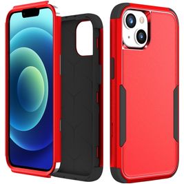 Mobigear Ultra Tough iPhone 15 Plus Hülle Hardcase Backcover Stoßfest - Rot