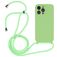 Mobigear Lanyard iPhone 14 Pro Max Silikon Handykette - Grün