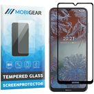 Mobigear Premium Nokia G10 Panzerglas Gehärtetes Glas Displayschutz - Hüllenfreundlich - Schwarz