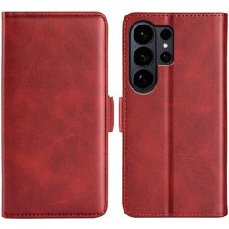 Mobigear Slim Magnet Samsung Galaxy S26 Ultra Hülle Klapphülle Geldbörse - Rot