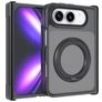 Mobigear Shockproof iPhone Fold MagSafe Hülle Hardcase Backcover mit Ständer - Schwarz