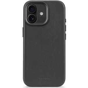 Decoded iPhone 17 Hülle Echtes Leder Backcover Stoßfest - Schwarz