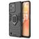 Mobigear Armor Ring Realme C31 Hülle Hardcase Backcover Stoßfest mit Ringhalter - Schwarz