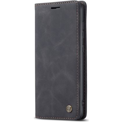 Caseme 013 Samsung Galaxy A51 Hülle Klapphülle Geldbörse - Schwarz