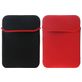 Mobigear Two Way Neopren Laptop Sleeve 13 Zoll Laptop Hülle - Schwarz / Rot