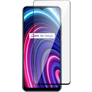 Mobigear Premium Realme C25Y Panzerglas Gehärtetes Glas Displayschutz - Hüllenfreundlich - Schwarz
