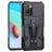 Mobigear Armor Stand Xiaomi Redmi 10 4G Hülle Hardcase Backcover Stoßfest mit Ständer - Grau