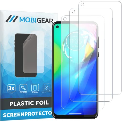 Mobigear Motorola Moto G8 Power Displayschutz Schutzfolie - Hüllenfreundlich (3er Pack)